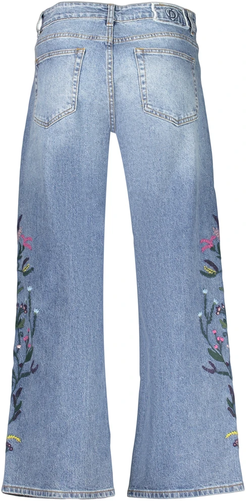 Mėlyna jeansy moterims Desigual Bridget