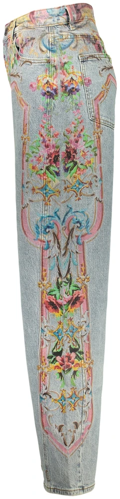 Mėlyna jeansy moterims Desigual Versalles