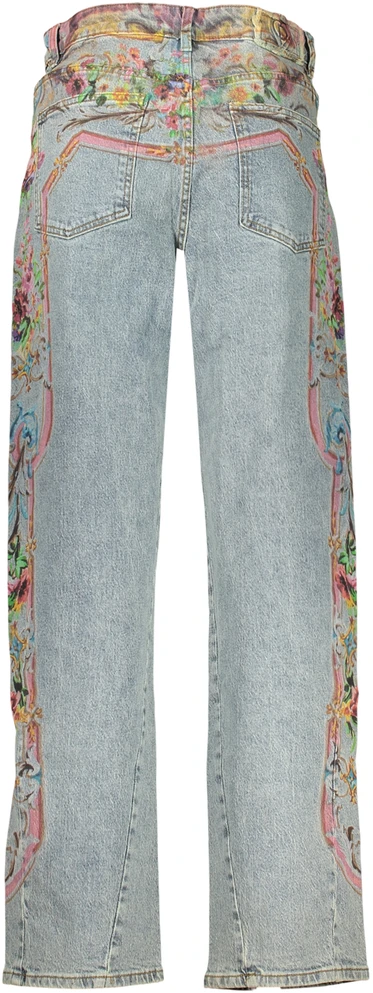 Mėlyna jeansy moterims Desigual Versalles