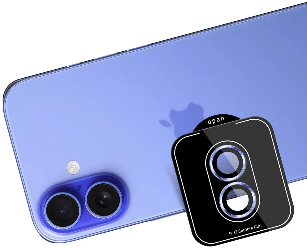Kameros objektyvo apsauga 3MK Lens Protection Pro, skirta iPhone 17, mėlyna