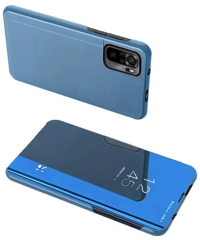 Nezatříděno Hurtel Clear View dėklas skirtas Poco M4 Pro 5G, mėlynas