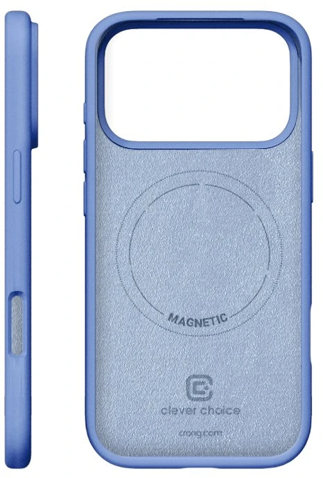 Mėlynas Crong Color Cover Magnetic dėklas iPhone 18 Pro Max / 17 Pro Max