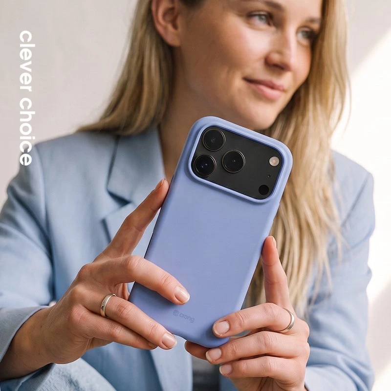 Mėlynas Crong Color Cover Magnetic dėklas iPhone 18 Pro Max / 17 Pro Max