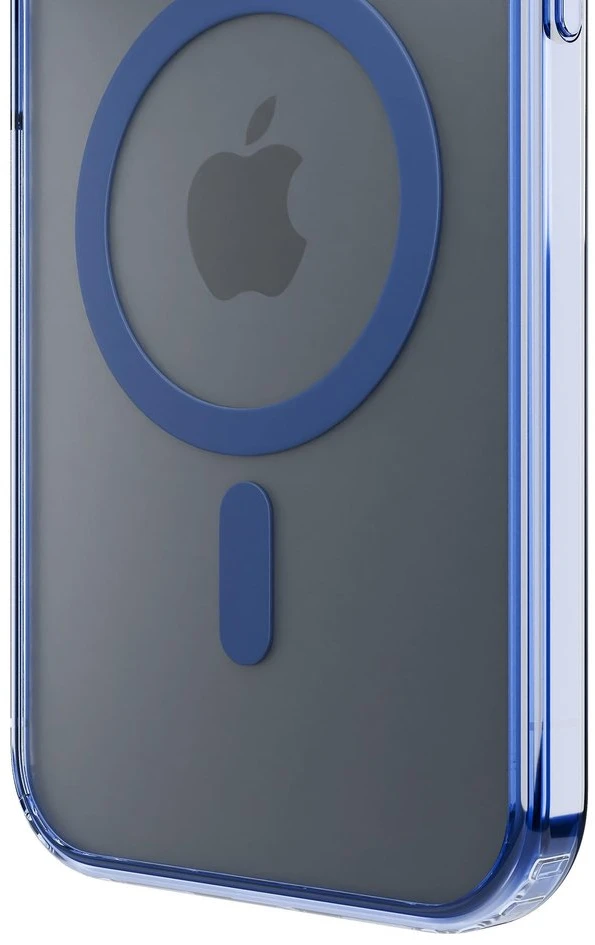 Dėklas 3MK Frosty MagCase skirtas Apple iPhone 17 mėlynos spalvos