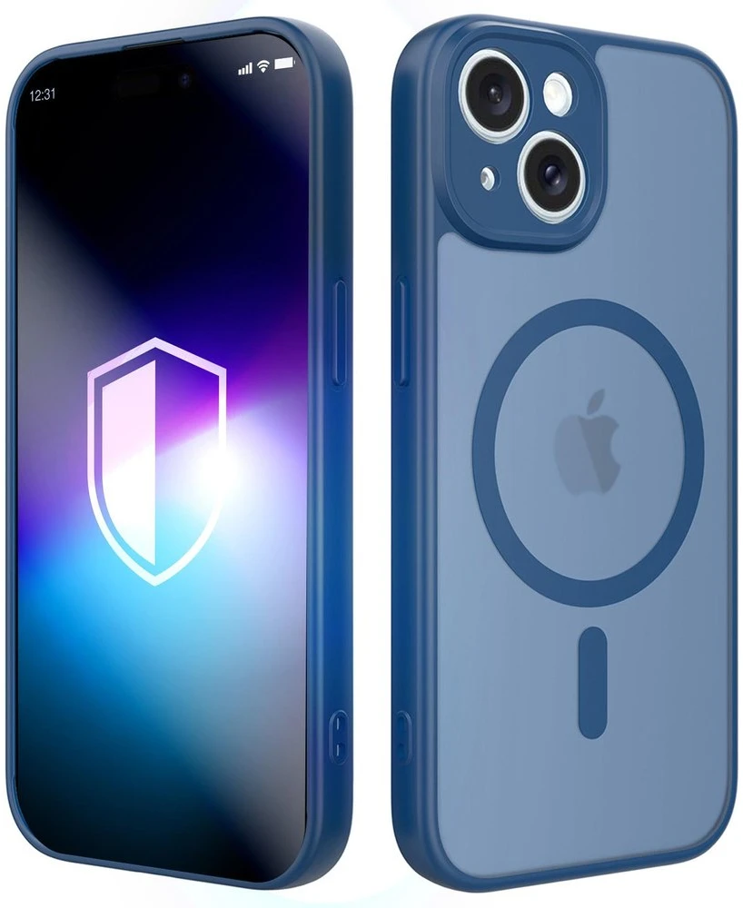 Nezatříděno Mėlynas dėklas iPhone 14 telefonui 3mk Misty MagCase