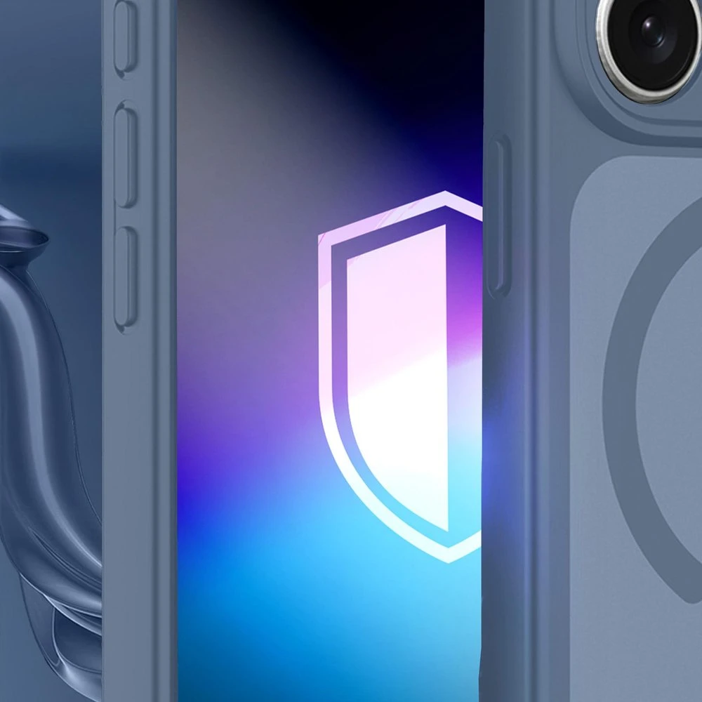 Nezatříděno Mėlynas dėklas iPhone 16 Pro telefonui 3mk Misty MagCase