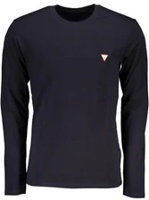 MĖLYNAS VYRIŠKAS T-SHIRT SU ILGAIS RANKOVIAIS GUESS JEANS