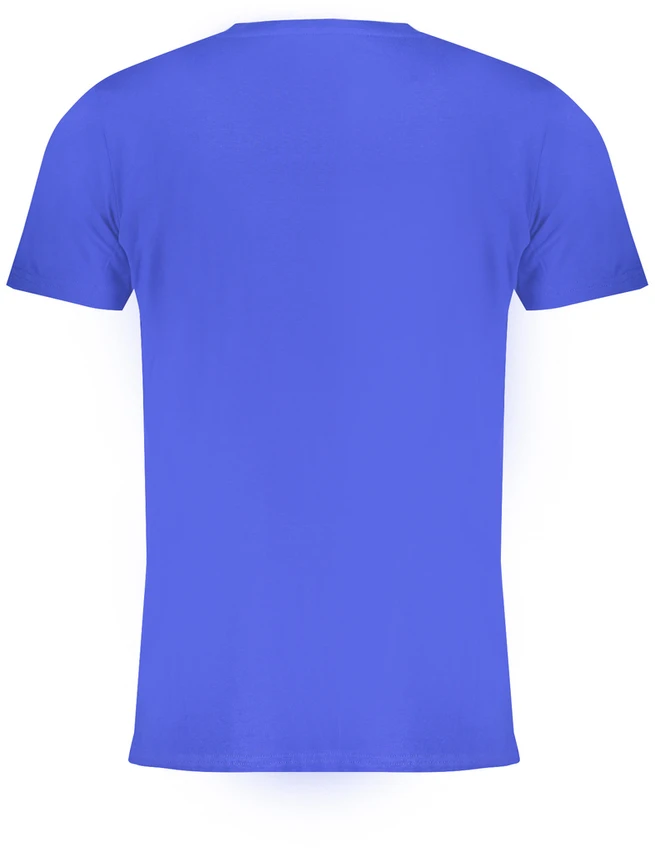 Mėlynas T-SHIRT MĘSKI Z KRÓTKIM RĘKAWEM NORWEGIA 1963