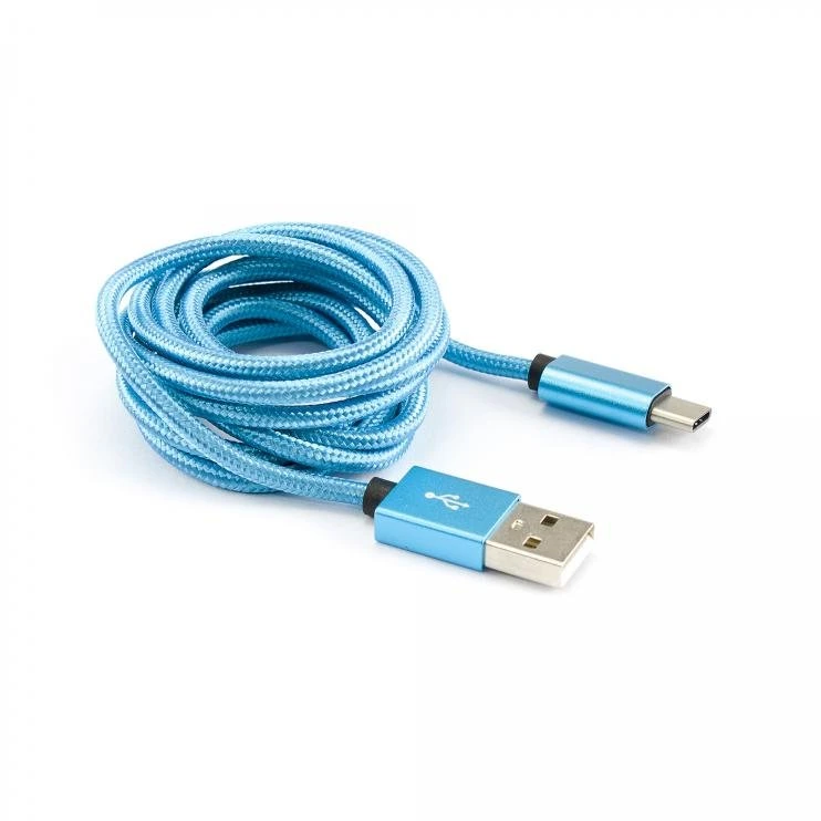 Sbox Technology Mėlynas USB–C įkrovimo laidas, 1,5 m