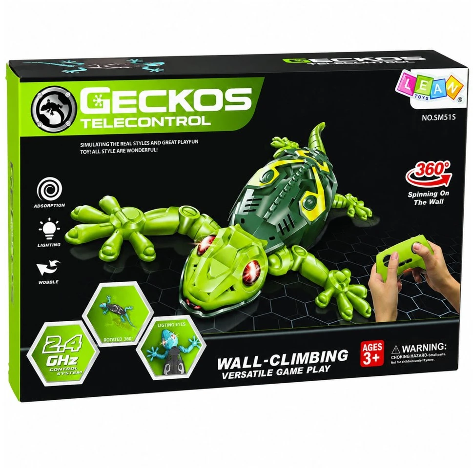 Lean Toys Gekonas 25,5 x 15,5 x 4 cm