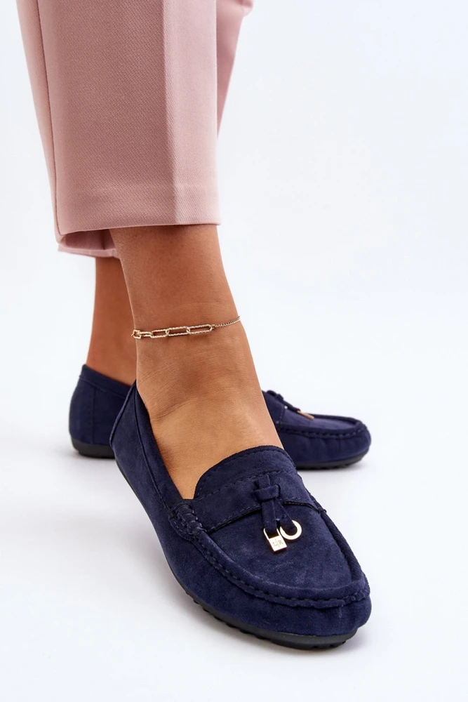 Mėlynos mokasinai Step in style