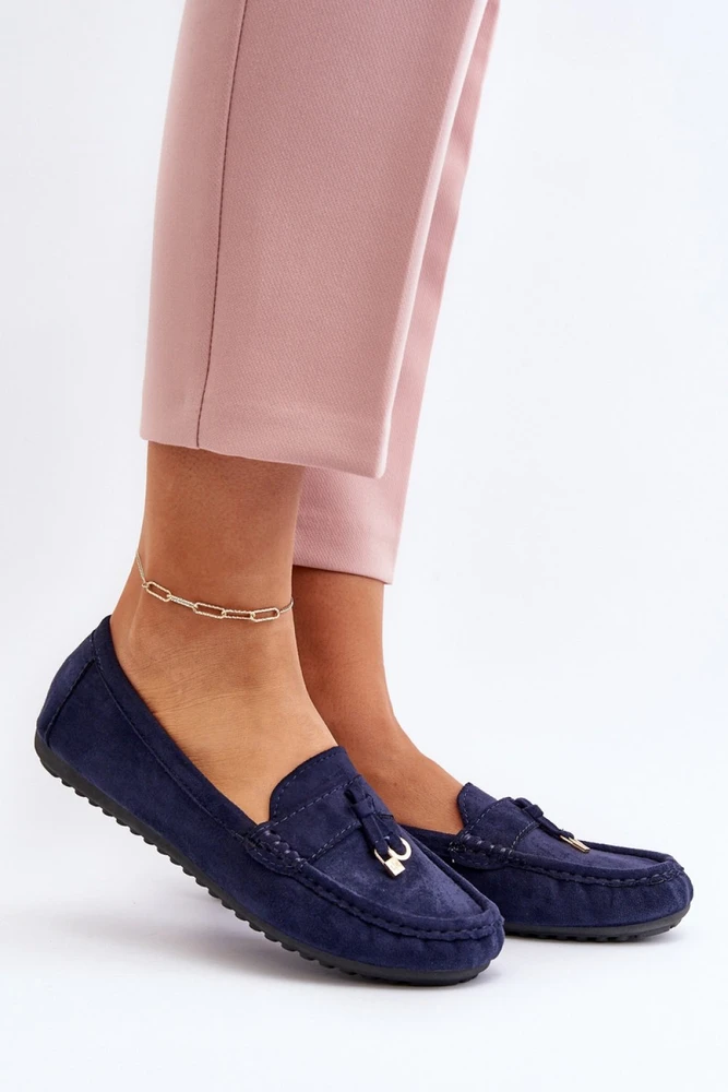 Mėlynos mokasinai Step in style