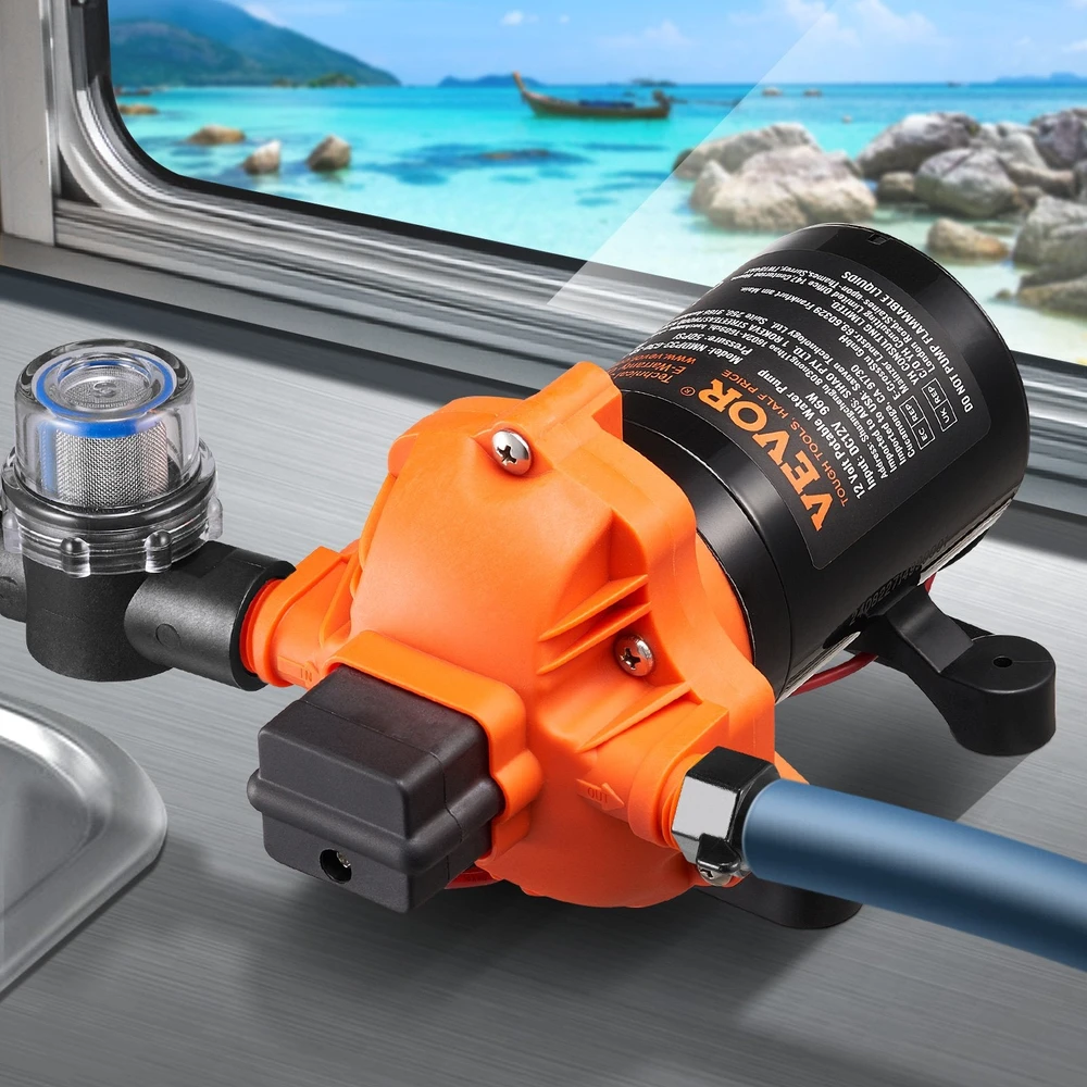 VEVOR 12V diafragminis vandens siurblys 3-chambers