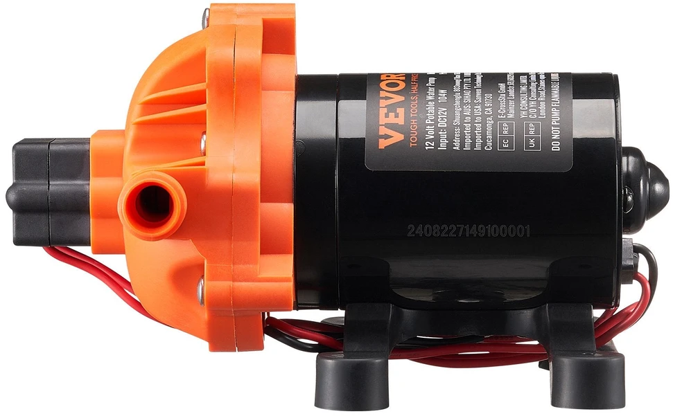 VEVOR 12V diafragminis 3 kamerų vandens siurblys