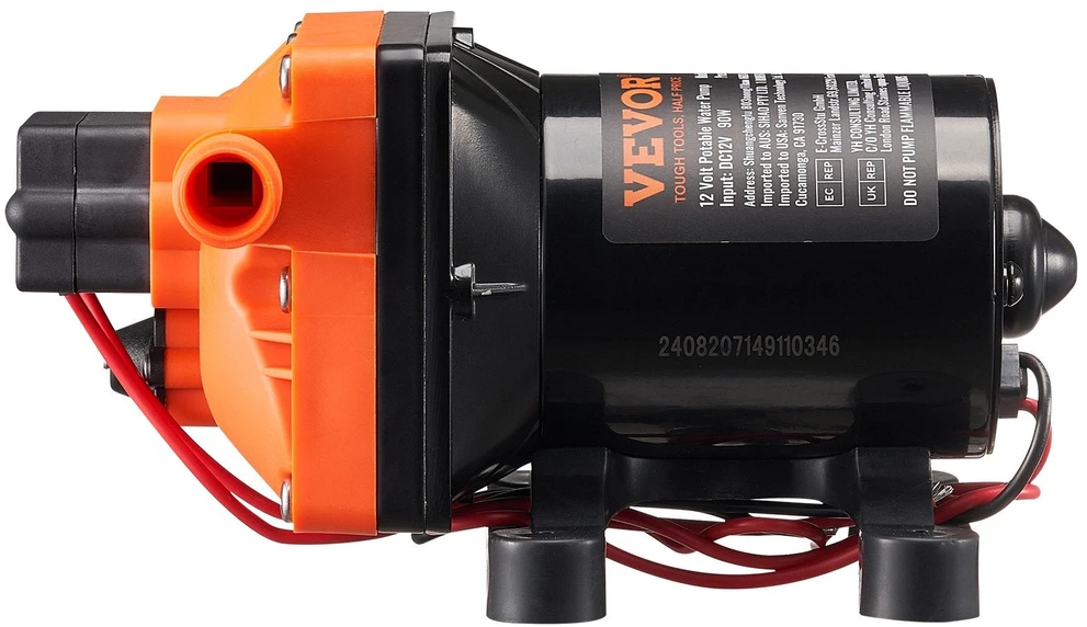 VEVOR 12V diafragminis vandens siurblys 4 kamerų