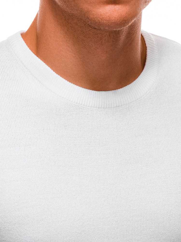 Men's sweater E199 - baltas
