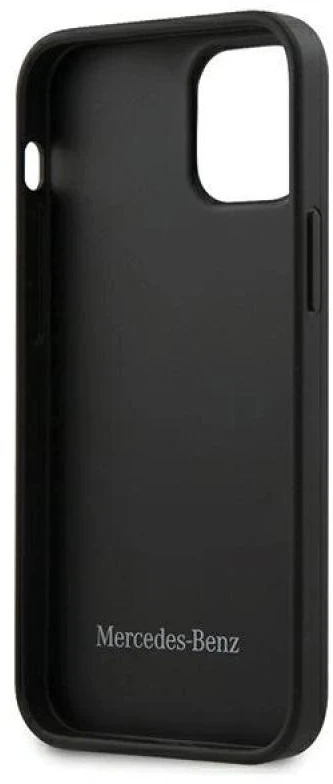 Mercedes MEHCP12SMULBK Apple iPhone 12 mini 5,4″ juodos spalvos kietas dėklas Wave Line
