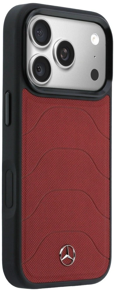 Mercedes-Benz dėklas iPhone 17 Pro Max telefonui su MagSafe, raudonas