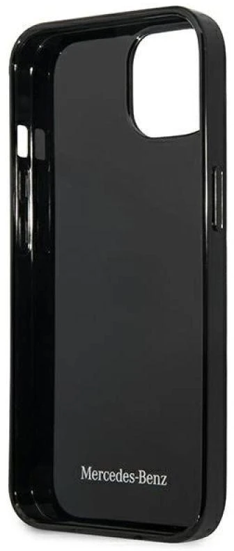 Mercedes MEHCP13SESPBK Apple iPhone 13 mini 5,4″ juodos spalvos kietas dėklas Sidabrinis Stars Pattern
