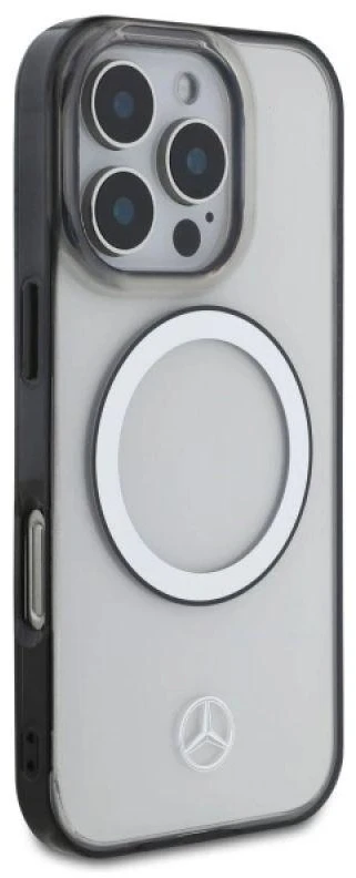 Mercedes MEHMP16X23HUOKC Apple iPhone 16 Pro Max 6.9″ skaidrus kietas dėklas Printed logo MagSafe
