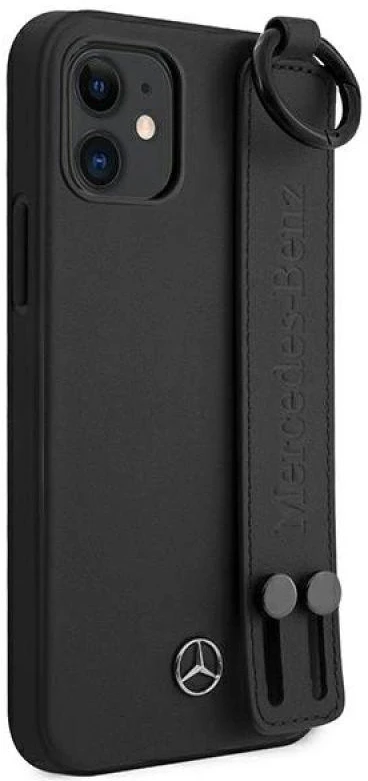 Dėklas Mercedes MEHCP12SLSSBK Apple iPhone 12 mini 5,4″ juodos spalvos hardcase Strap Line