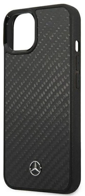 Mercedes MEHCP13SRCABK Apple iPhone 13 mini 5,4″ juodos spalvos carbon kietas dėklas Dynamic Line