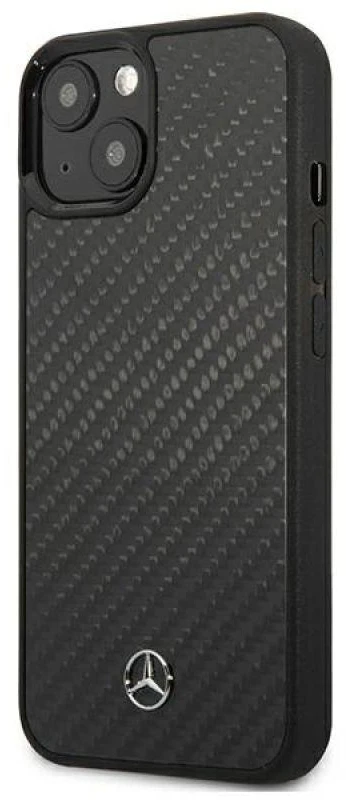 Mercedes MEHCP13SRCABK Apple iPhone 13 mini 5,4″ juodos spalvos carbon kietas dėklas Dynamic Line