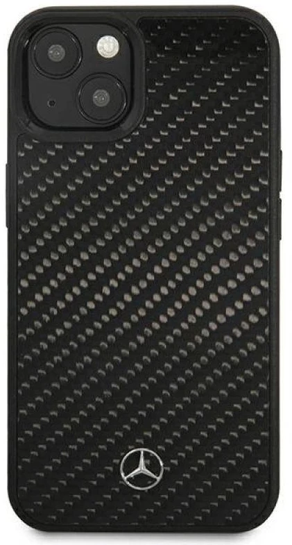 Mercedes MEHCP13SRCABK Apple iPhone 13 mini 5,4″ juodos spalvos carbon kietas dėklas Dynamic Line