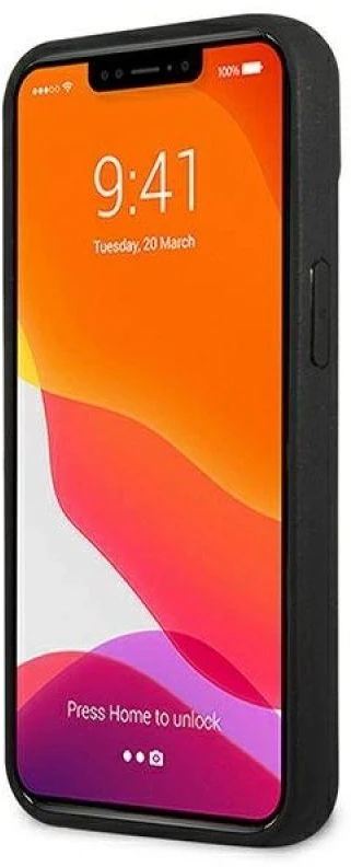 Mercedes MEHCP13SRCABK Apple iPhone 13 mini 5,4″ juodos spalvos carbon kietas dėklas Dynamic Line