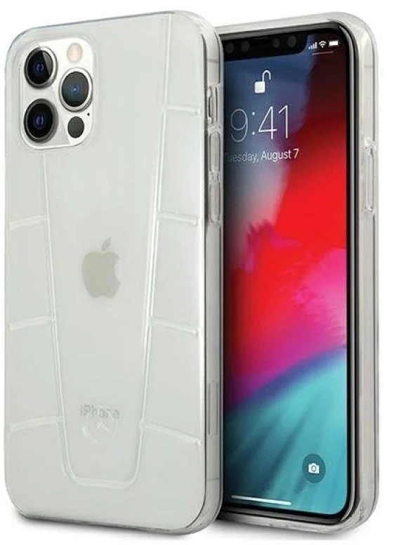 Mercedes MEHCP12LCLCT Apple iPhone 12 Pro Max 6,7″ clear kietas dėklas skaidrus Line