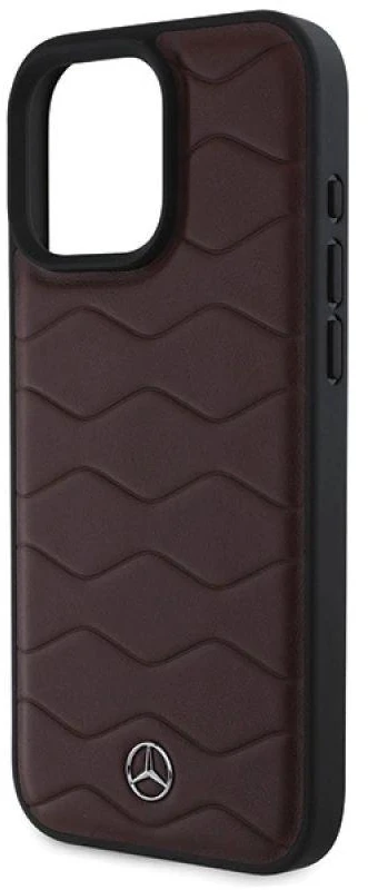 Mercedes MEHCP16X23RWRSR Apple iPhone 16 Pro Max 6.9″ red kietas dėklas MB Waves Leather