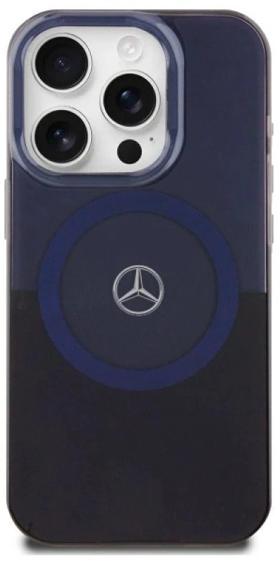 Mercedes MEHMP16X23HBIKV Apple iPhone 16 Pro Max 6.9" dėklas telefonui juodos spalvos MB Double Layer BiColor MagSafe