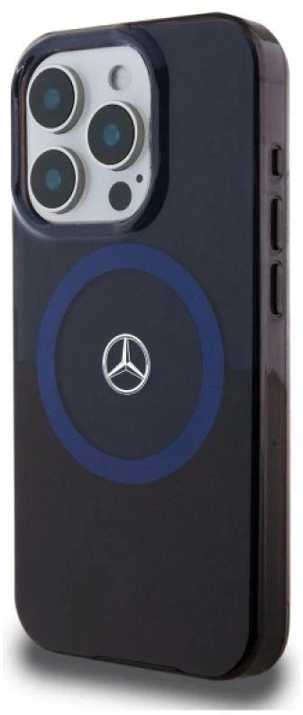 Mercedes MEHMP16X23HBIKV Apple iPhone 16 Pro Max 6.9" dėklas telefonui juodos spalvos MB Double Layer BiColor MagSafe