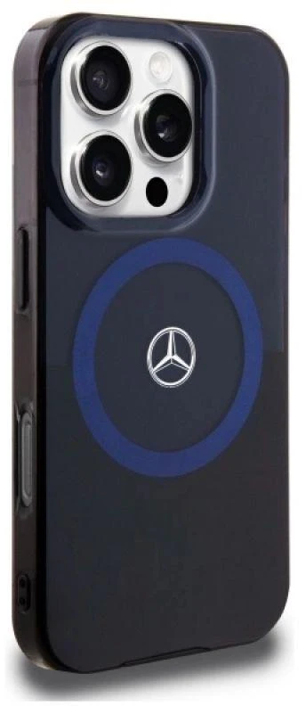 Mercedes MEHMP16X23HBIKV Apple iPhone 16 Pro Max 6.9" dėklas telefonui juodos spalvos MB Double Layer BiColor MagSafe