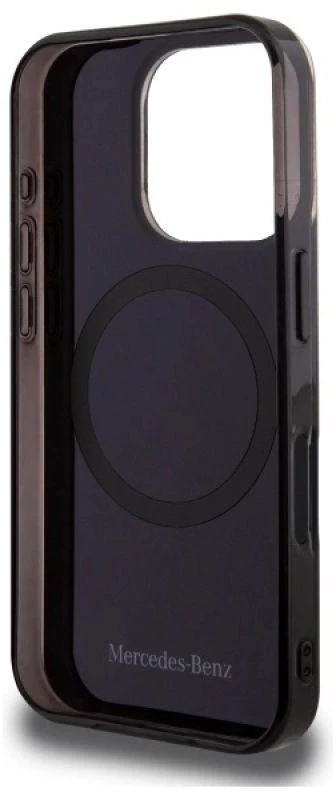 Mercedes MEHMP16X23HBIKV Apple iPhone 16 Pro Max 6.9" dėklas telefonui juodos spalvos MB Double Layer BiColor MagSafe