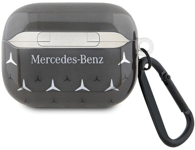 Mercedes MEAP28DPMGS AirPods Pro 2 (2022/2023) Dėklas juodos spalvos Large Star Pattern