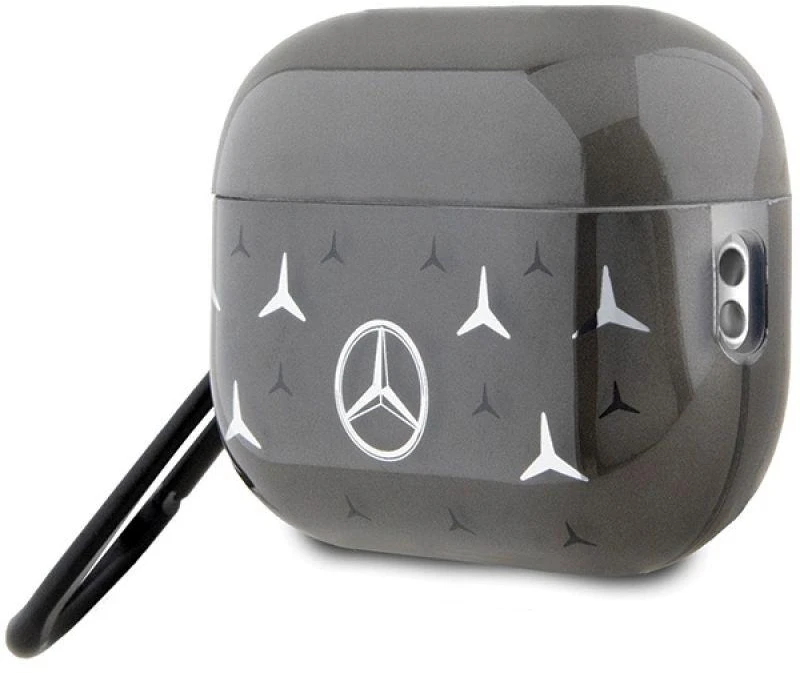 Mercedes MEAP28DPMGS AirPods Pro 2 (2022/2023) Dėklas juodos spalvos Large Star Pattern