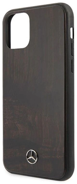 Mercedes MEHCN65VWOBR Apple iPhone 11 Pro Max kietas dėklas rudos spalvos Wood Line Rosewood
