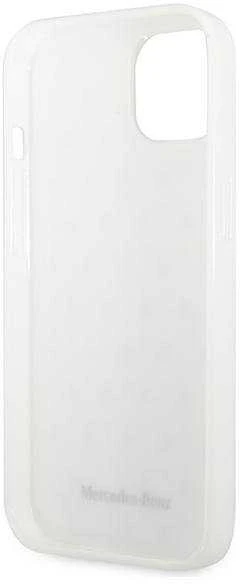 Mercedes MEHCP13SESPWH Apple iPhone 13 mini 5,4″ baltos spalvos kietas dėklas Sidabrinis Stars Pattern