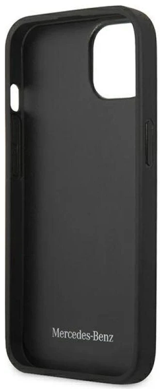 Mercedes MEHCP14MARMBK Apple iPhone 14 Plus / 15 Plus 6.7″ juodos spalvos kietas dėklas Leather Urban