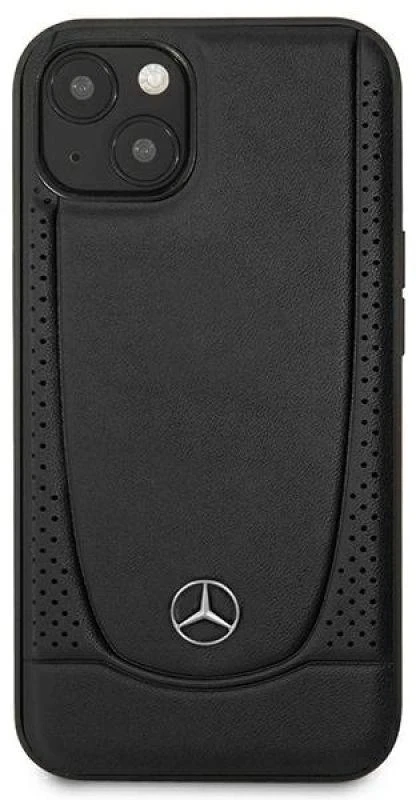 Mercedes MEHCP14MARMBK Apple iPhone 14 Plus / 15 Plus 6.7″ juodos spalvos kietas dėklas Leather Urban