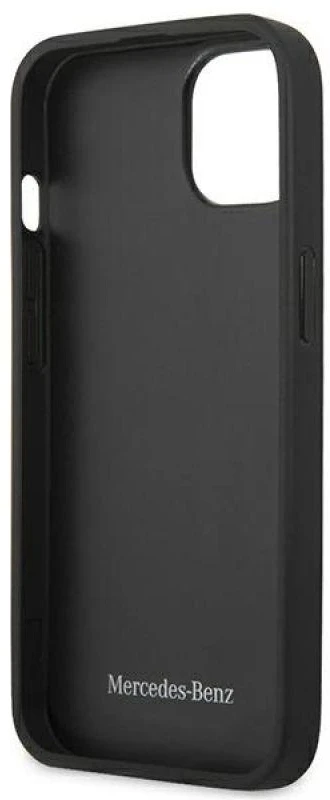 Mercedes MEHCP15SARMRE Apple iPhone 15 / 14 / 13 6.1″ Raudona kietas dėklas Leather Urban Bengale