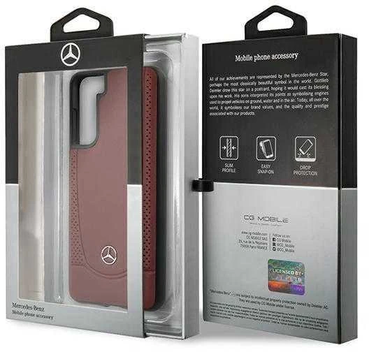 Mercedes MEHCS21MARMRE S21+ G996 red kietas dėklas Urban Line
