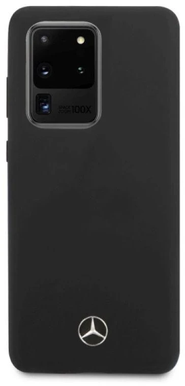 Dėklas Mercedes MEHCS69SILSB S20 Ultra G988 hard case juodas/juodas Silicone Line