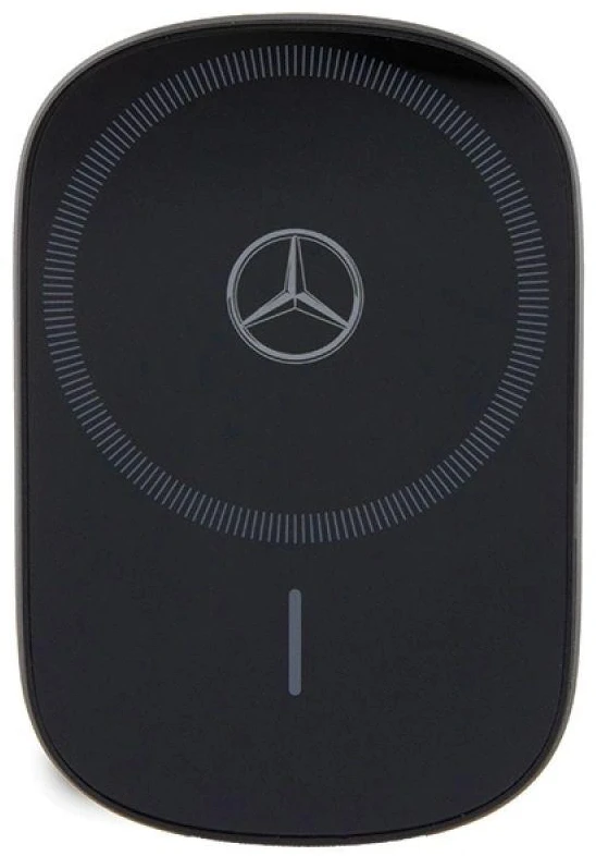 Mercedes MEWCCGSLK 15W indukcinis laikiklis oro grotelėms/stiklui juodos spalvos Sidabrinis Stars MagSafe
