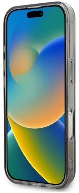 Mercedes MEHMP16L23HUOSK Apple iPhone 16 Pro 6.3" dėklas telefonui juodos spalvos dėklas telefonui sidabro spalvos Ring MagSafe