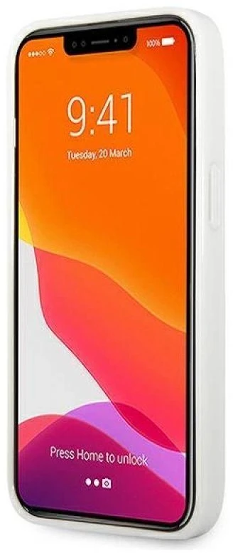 Mercedes MEHCP13LESPWH Apple iPhone 13 Pro/ 13 6,1″ baltos spalvos kietas dėklas Sidabrinis Stars Pattern