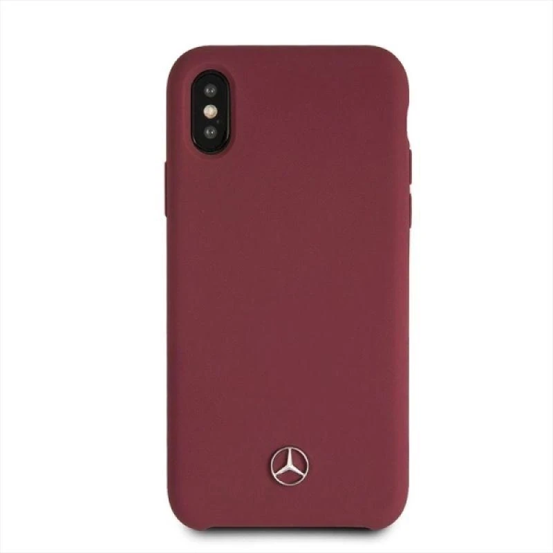 Mercedes MEHCPXSILRE Apple iPhone X/ Xskietas dėklas red