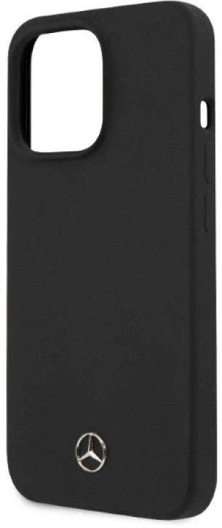 Mercedes MEHMP13LSILBK Apple iPhone 13 Pro / 13 6.1″ juodos spalvos kietas dėklas Silicone MagSafe