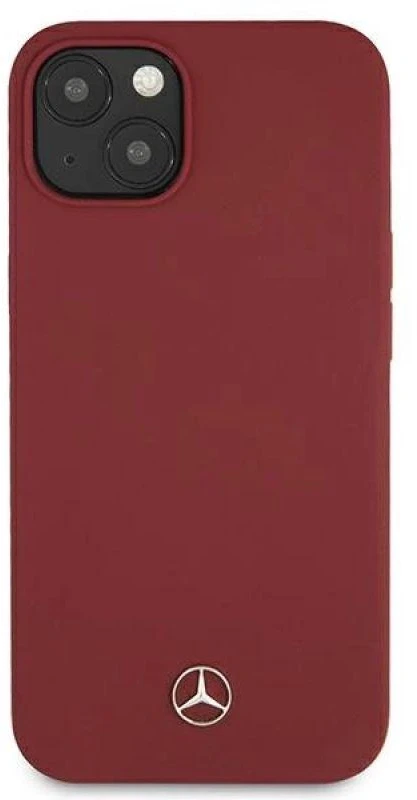 Mercedes MEHCP13MSILRE Apple iPhone 13 / 14 / 15 6,1″ red kietas dėklas Silicone Line